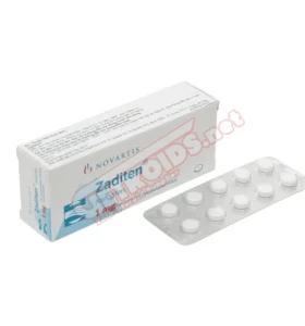 Zaditen (Ketotifen) 30 Tablets 1Mg Novartis