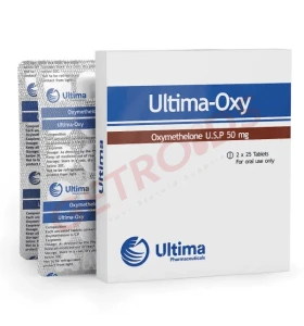 Ultima-Oxy 50 mg 50 Tablets Ultima Pharma USA