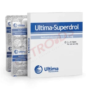 Ultima-Superdrol 10 mg 50 Tablets Ultima Pharma INT